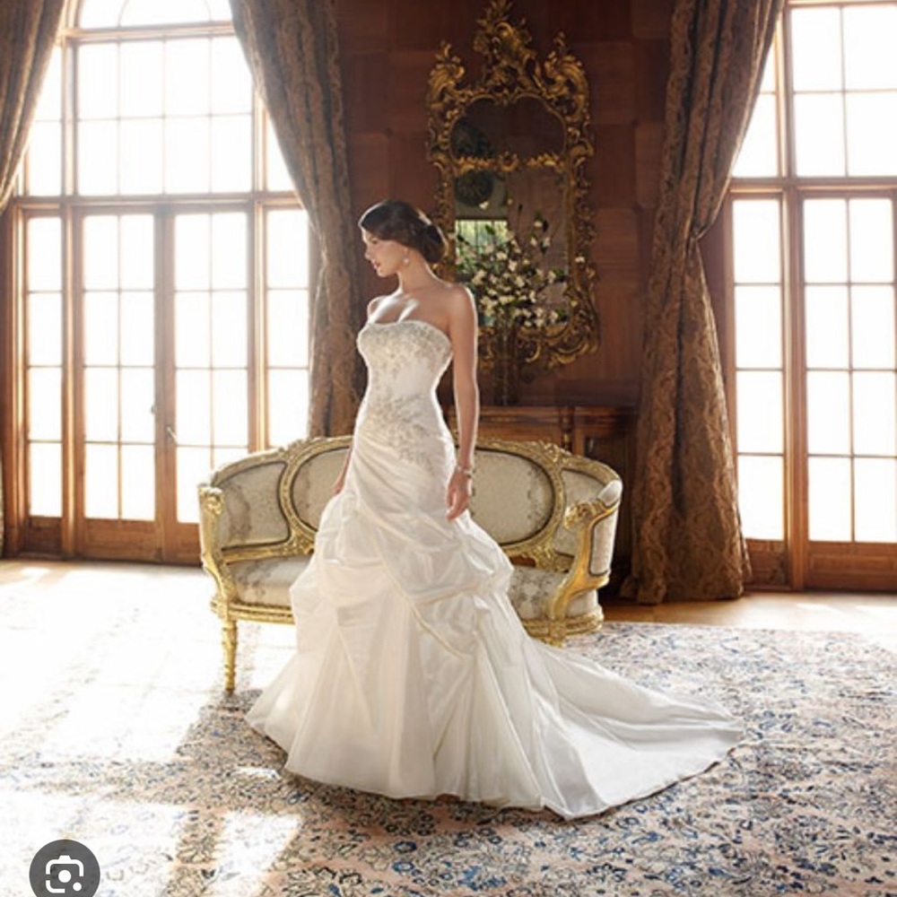 Casablanca Bridal Gown style 1996 NWT sz 14 Ivory not altered worth 2K$ - Picture 2 of 8